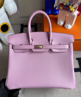 에르메스 버킨백25 핑크퍼플 로즈골드 염소가죽